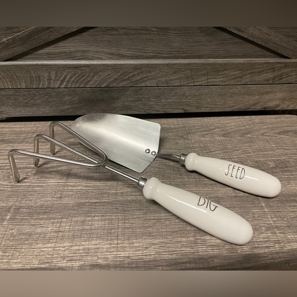 Rae Dunn Garden Tools - DIG & SEED 🪴